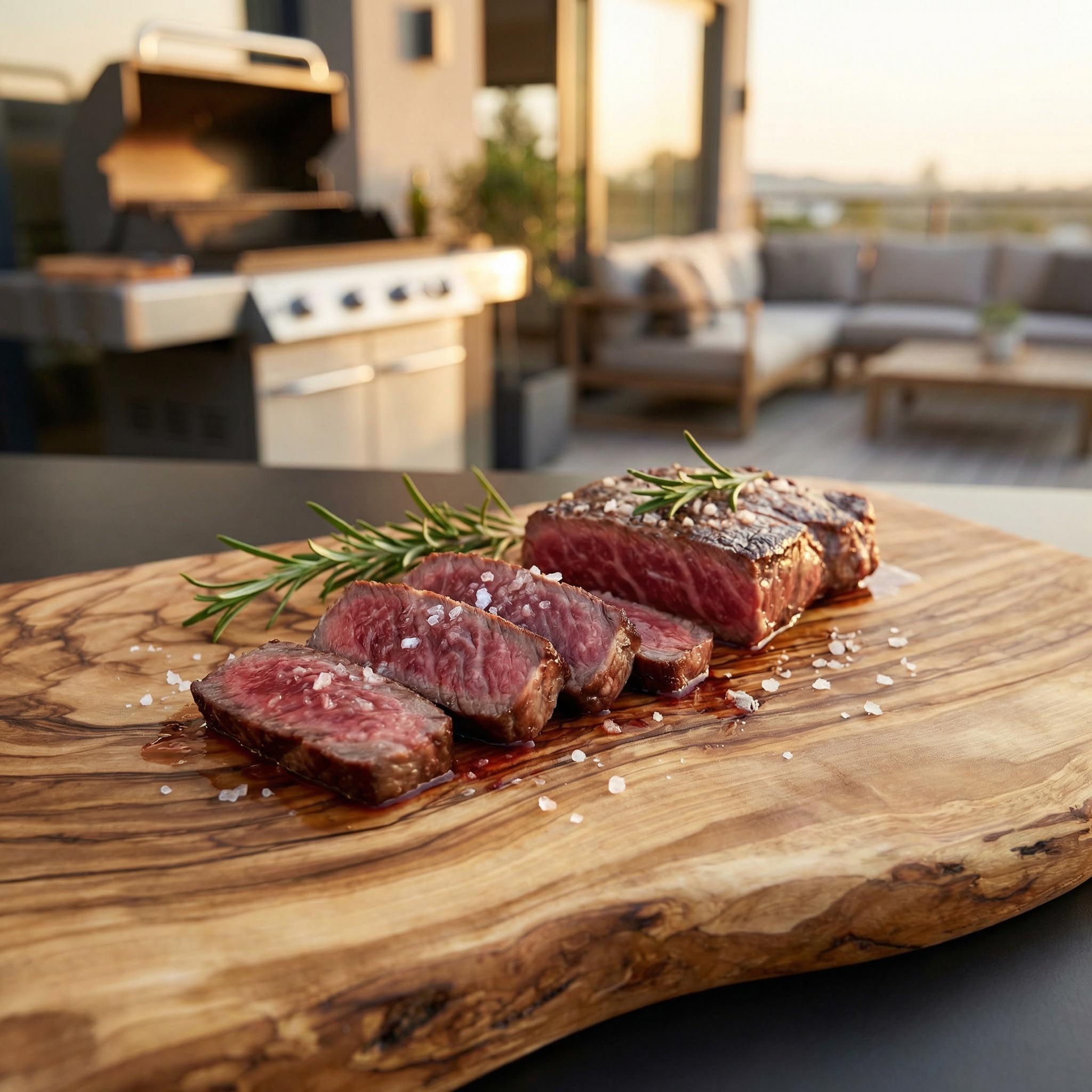 Rustikální olivové servírovací prkno 02